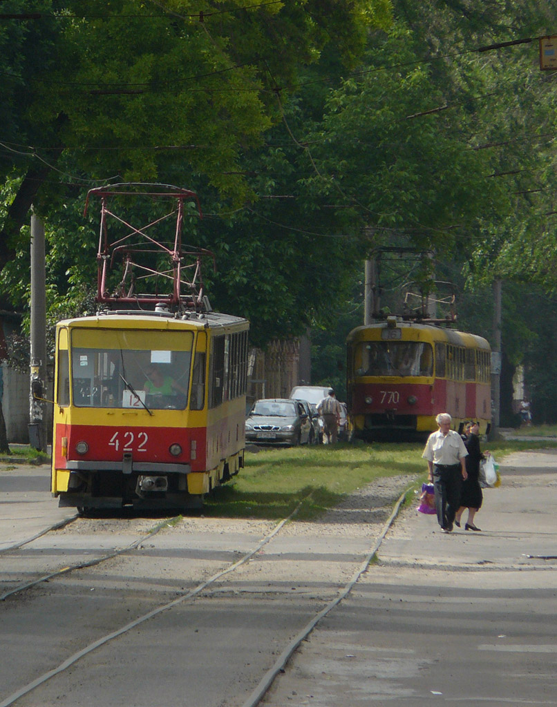Запорожье, Tatra T6B5SU № 422