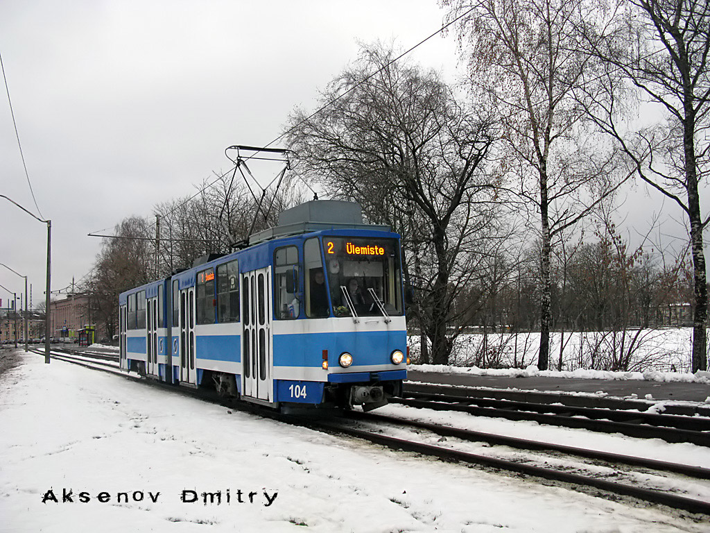 Таллин, Tatra KT4SU № 104