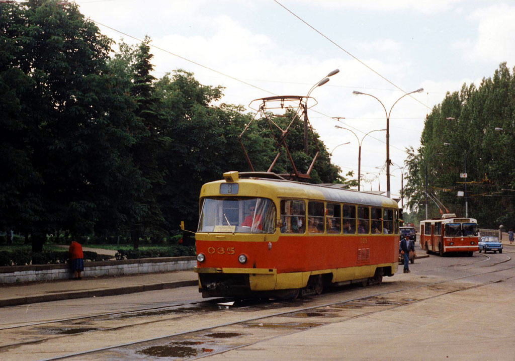 Орёл, Tatra T3SU № 035; Орёл, ЗиУ-682В № 057; Орёл — Исторические фотографии [1992-2005]