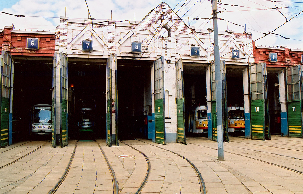 Moskau — Tram depots: [3] Krasnopresnenskoye. Old territory on in Vagankovo (until 2002)