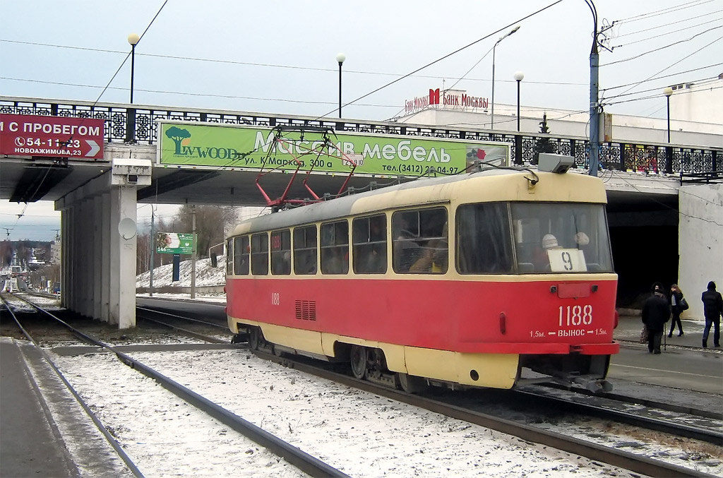 Izhevsk, Tatra T3SU # 1188 Izhevsk, Tatra T3SU # 1188