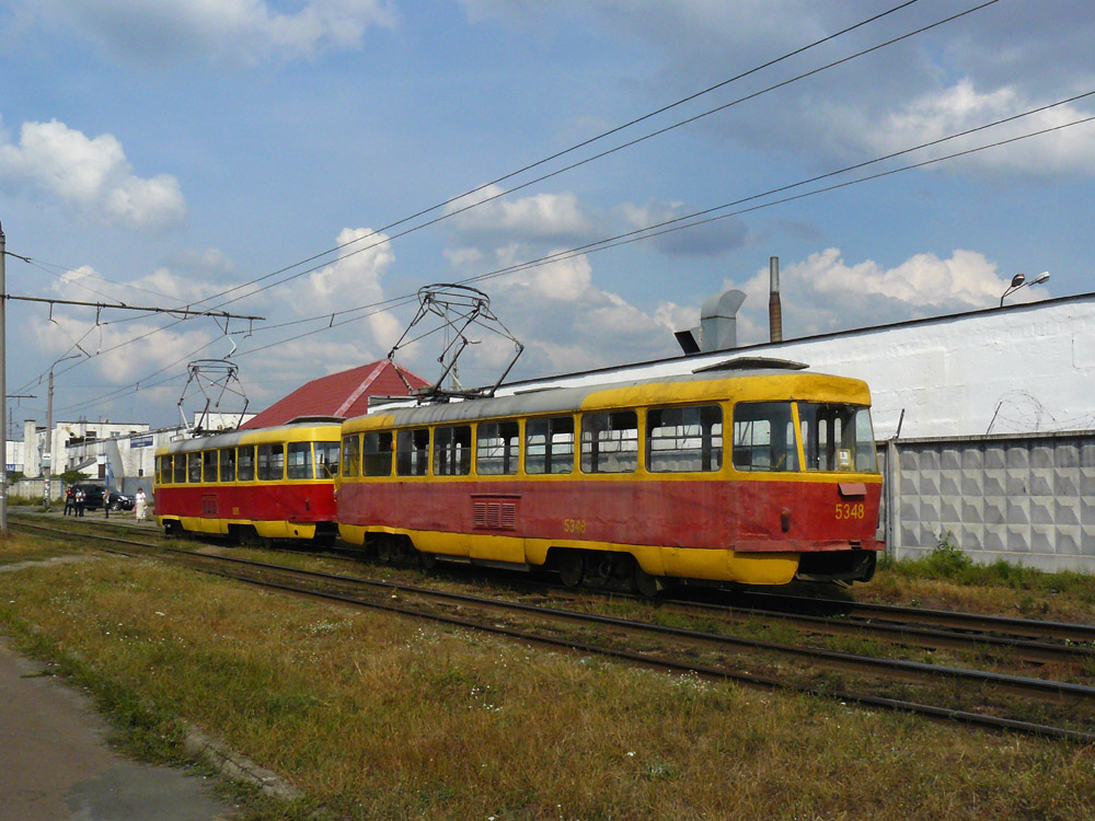 Киев, Tatra T3SU (двухдверная) № 5348 Киев, Tatra T3SU (двухдверная) № 5348