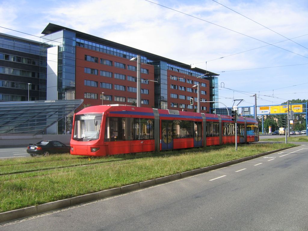Хемниц, Bombardier 6NGT-LDZ № 416; Хемниц — Трамвайно-железнодорожная система «Хемницер Модель»