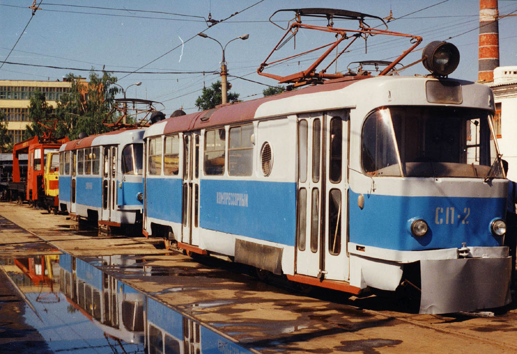 Орёл, Tatra T3SU № СП-1; Орёл, Tatra T3SU № СП-2; Орёл — Исторические фотографии [1992-2005]; Орёл — Трамвайное депо им. Ю. Витаса