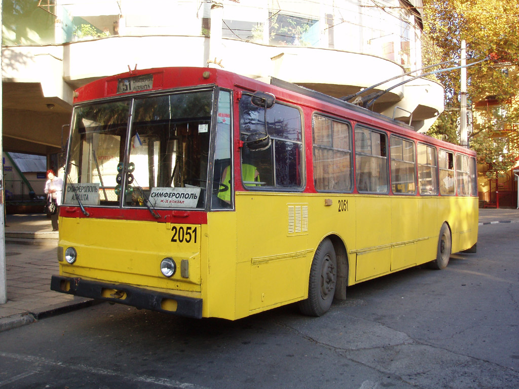 Крымский троллейбус, Škoda 14Tr02/6 № 2051