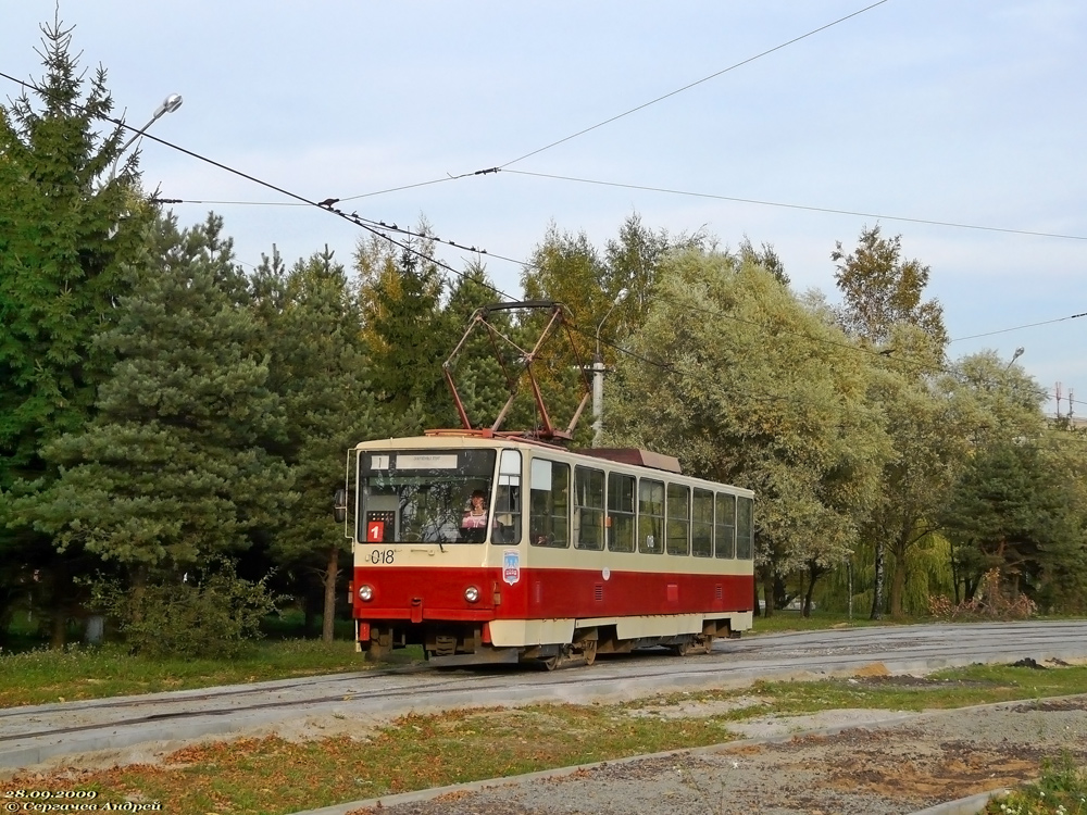 Минск, Tatra T6B5SU № 018