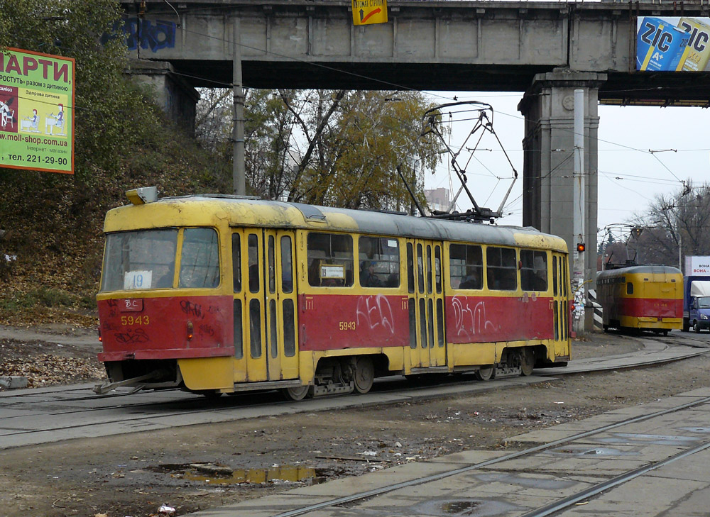 Киев, Tatra T3SU № 5943