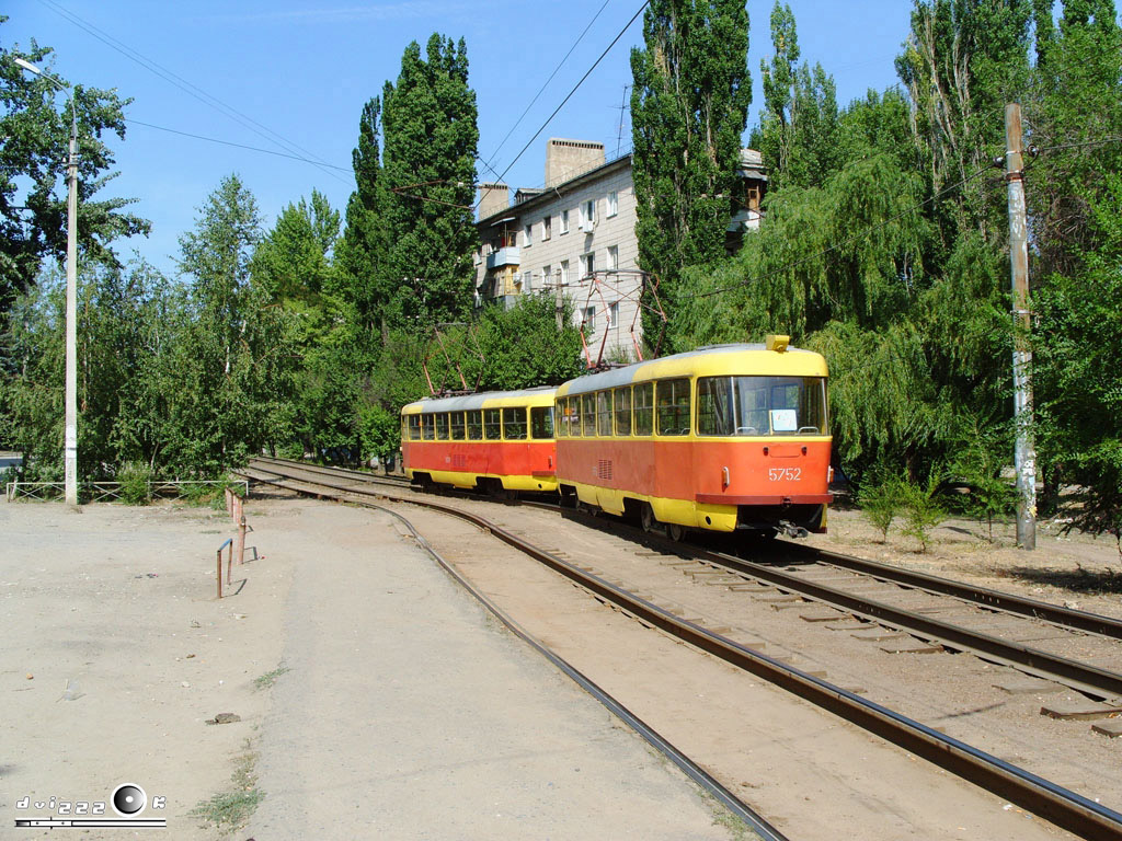 Volgograda, Tatra T3SU № 5751; Volgograda, Tatra T3SU № 5752