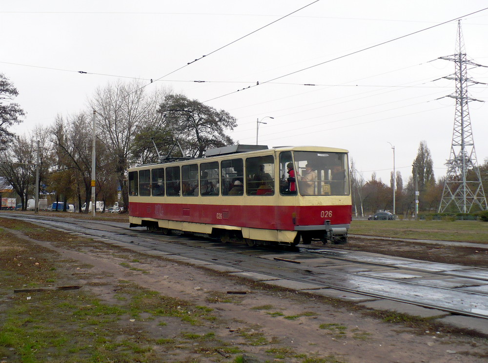 Киев, Tatra T6B5SU № 026