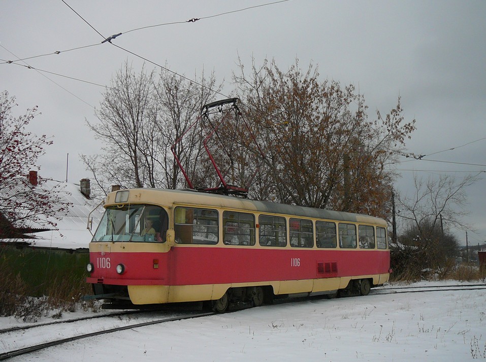 Iževsk, Tatra T3SU (2-door) č. 1106