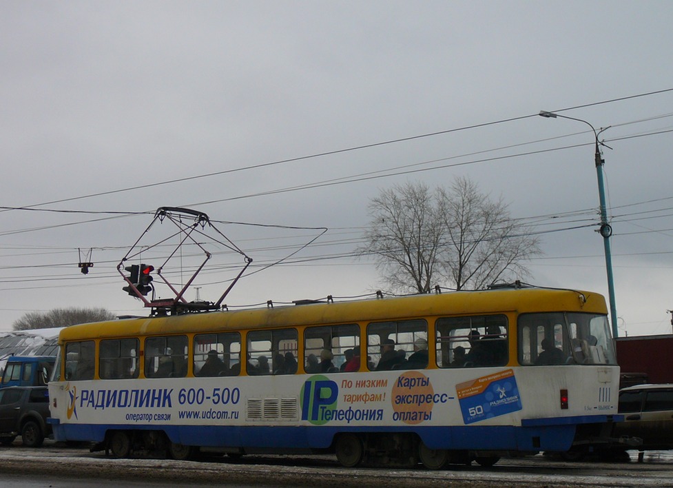 Ижевск, Tatra T3SU (двухдверная) № 1111