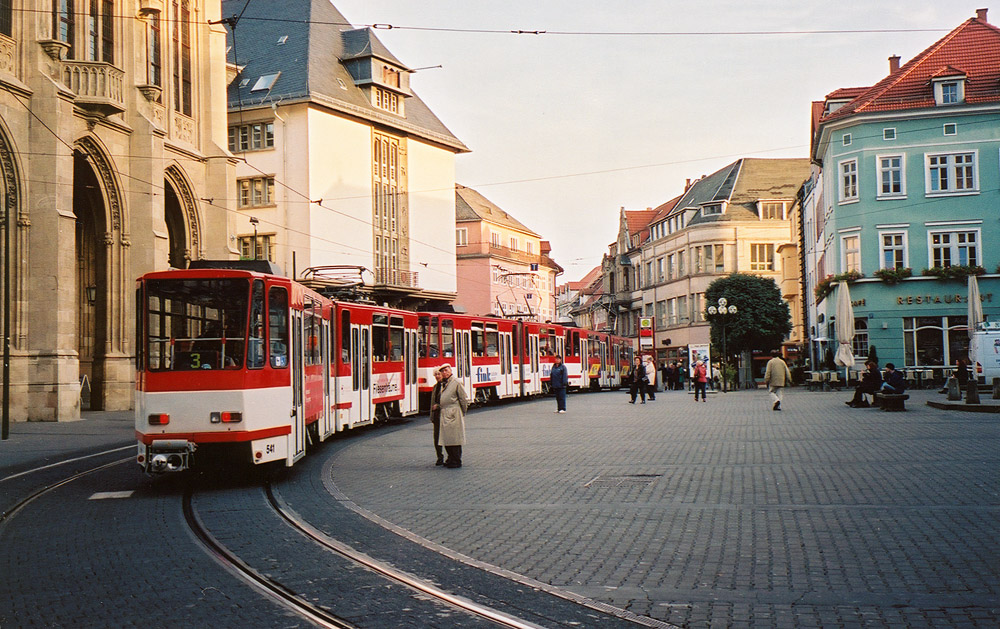 Эрфурт, Tatra KT4D № 541; Эрфурт — Тройники Tatra KT4D+KT4D+KT4D