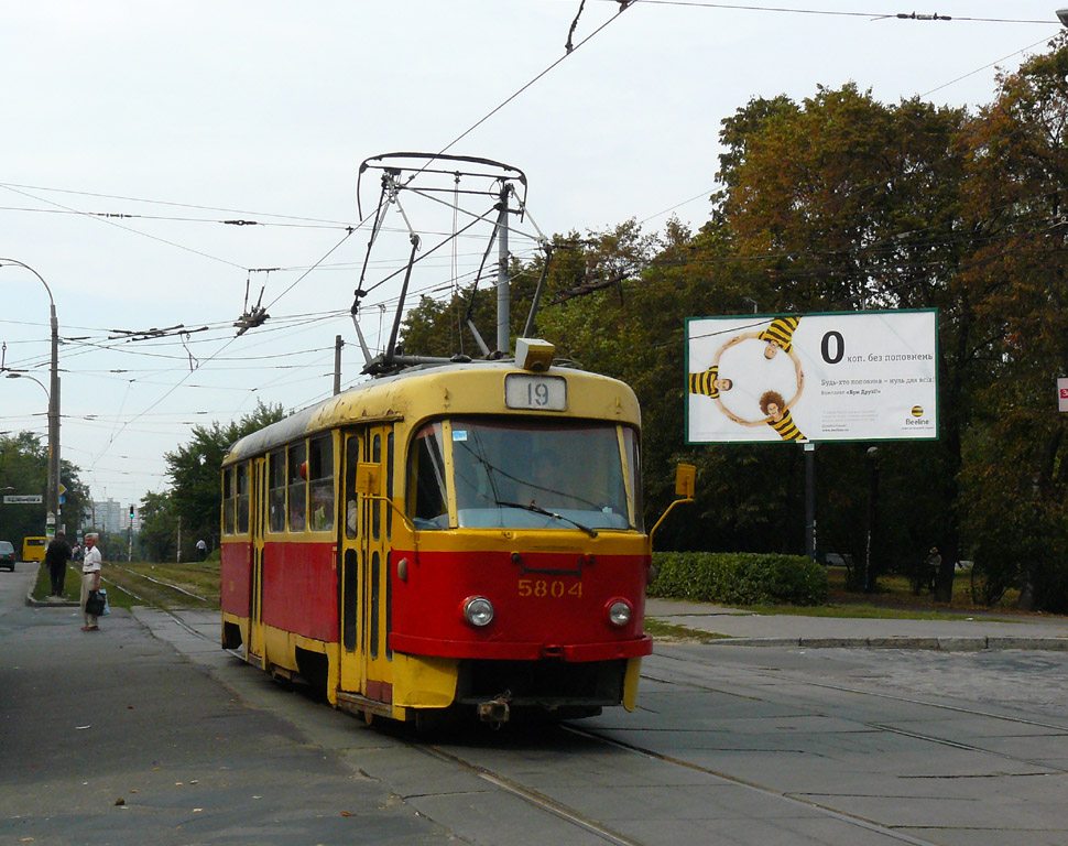 Киев, Tatra T3SU № 5804