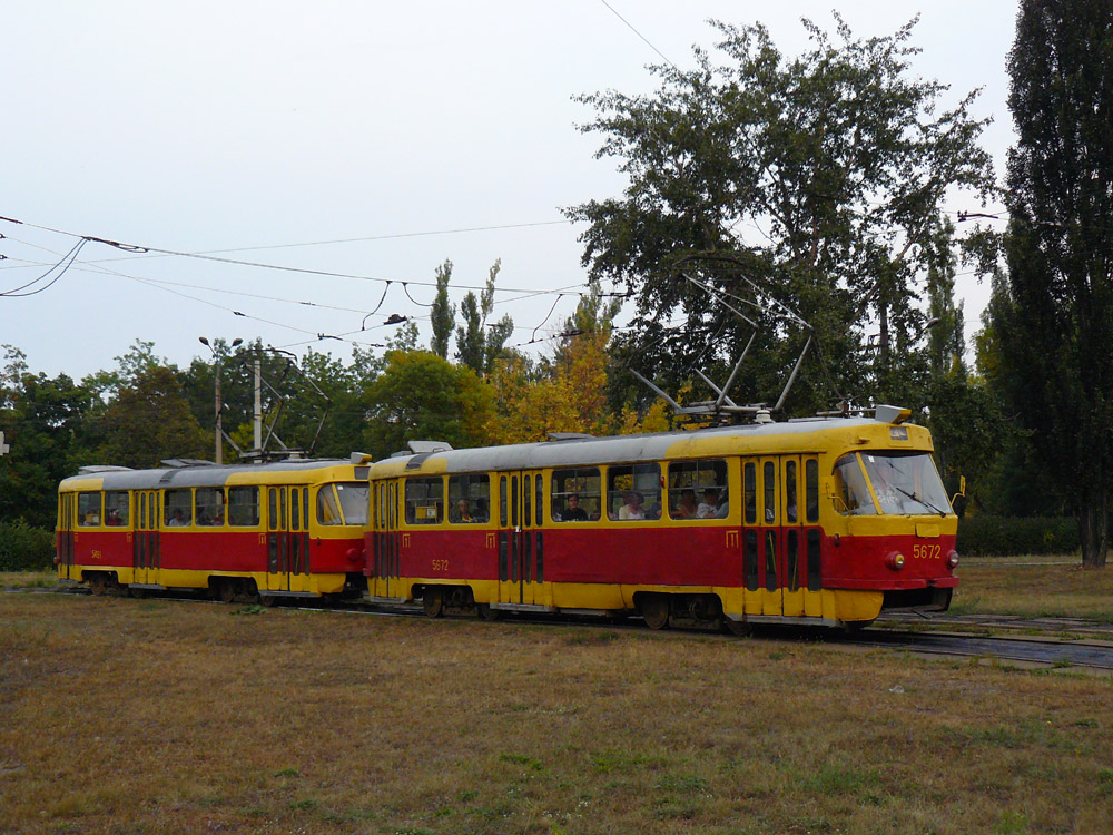 Киев, Tatra T3SU № 5672