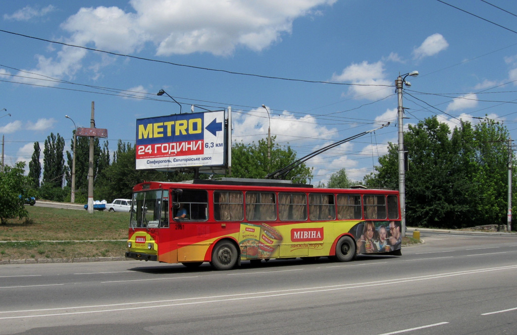 Крымский троллейбус, Škoda 14Tr02/6 № 2051
