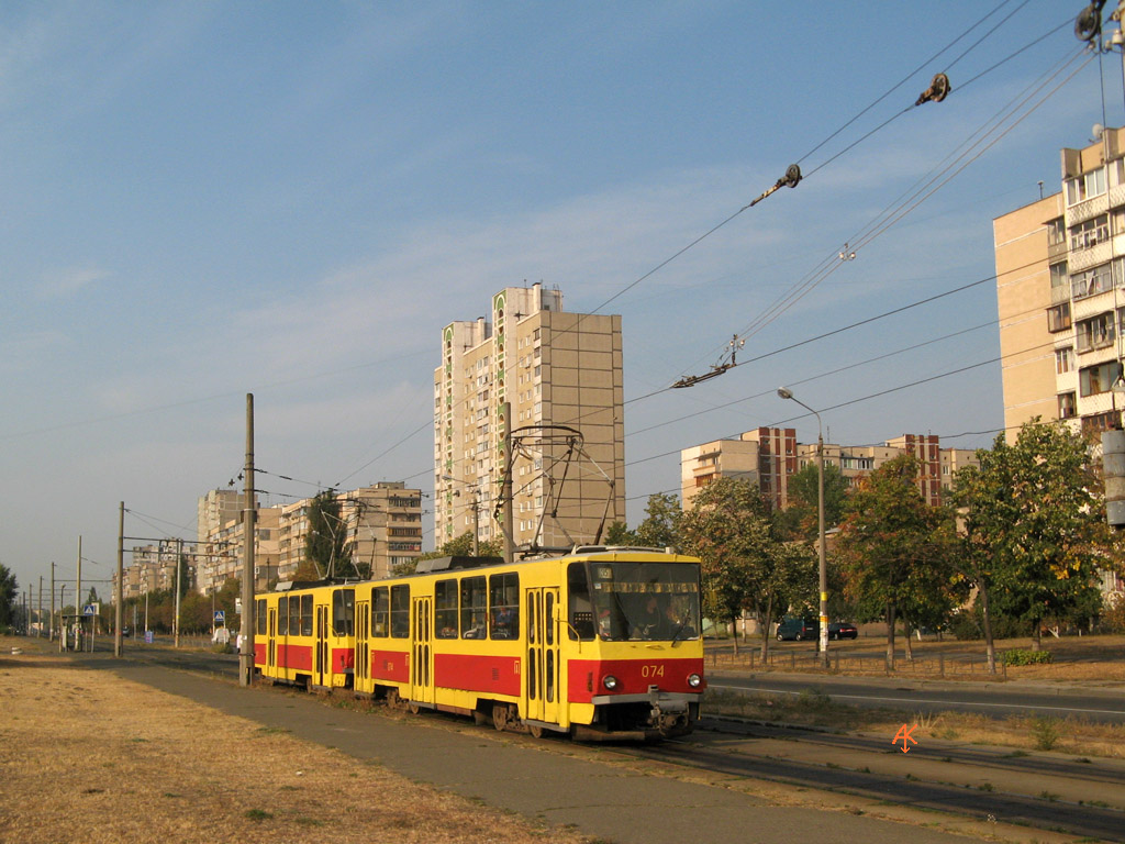Киев, Tatra T6B5SU № 074
