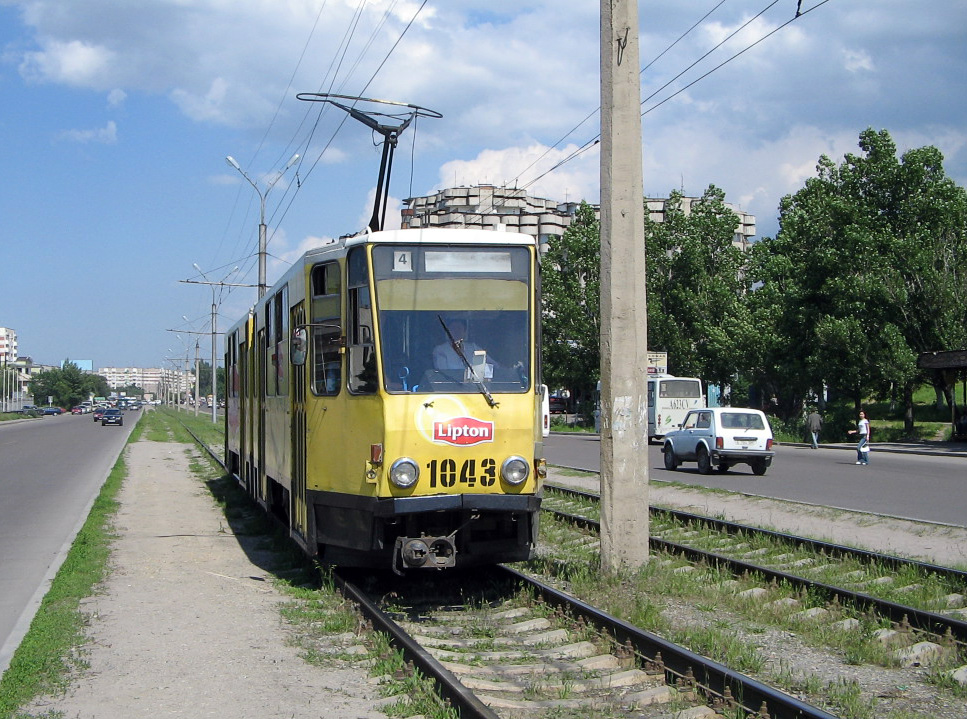 Алматы, Tatra KT4D № 1043 Алматы, Tatra KT4D № 1043