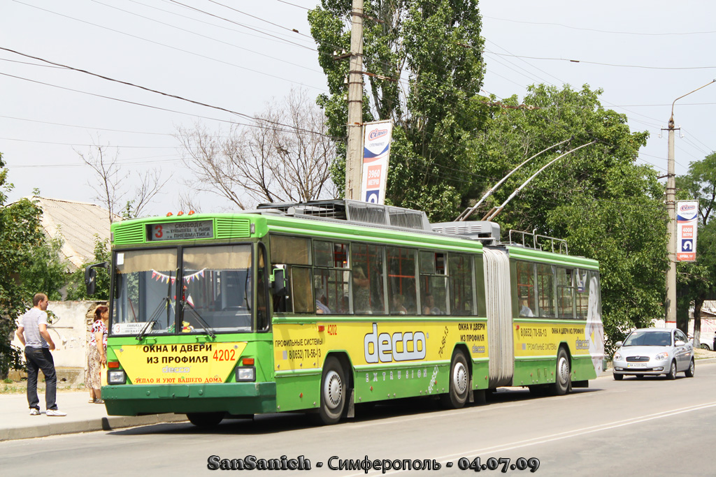 Крымский троллейбус, Киев-12.03 № 4202