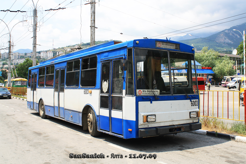 Крымский троллейбус, Škoda 14Tr02/6 № 6003