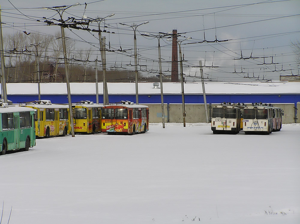 Новосибирск — Трамвайные и троллейбусные депо