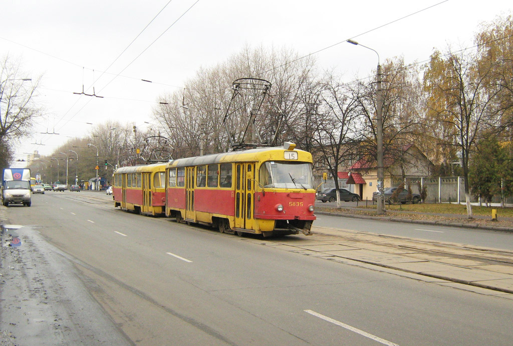 Киев, Tatra T3SU № 5835