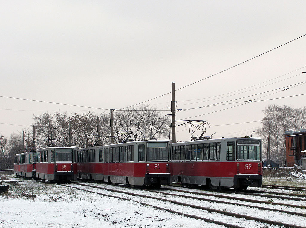 Ryazan, 71-608K # 51; Ryazan, 71-608K # 56; Ryazan, 71-608K # 52; Ryazan — Depots and terminus stations