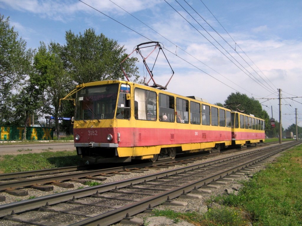 Барнаул, Tatra T6B5SU № 3182