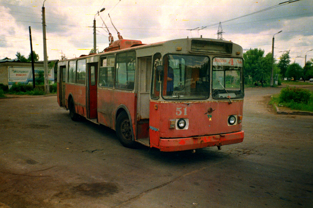Тверь, ЗиУ-682В № 51; Тверь — Тверской троллейбус в начале 2000-х гг. (2002 — 2006 гг.); Тверь — Троллейбусные конечные станции и разворотные кольца