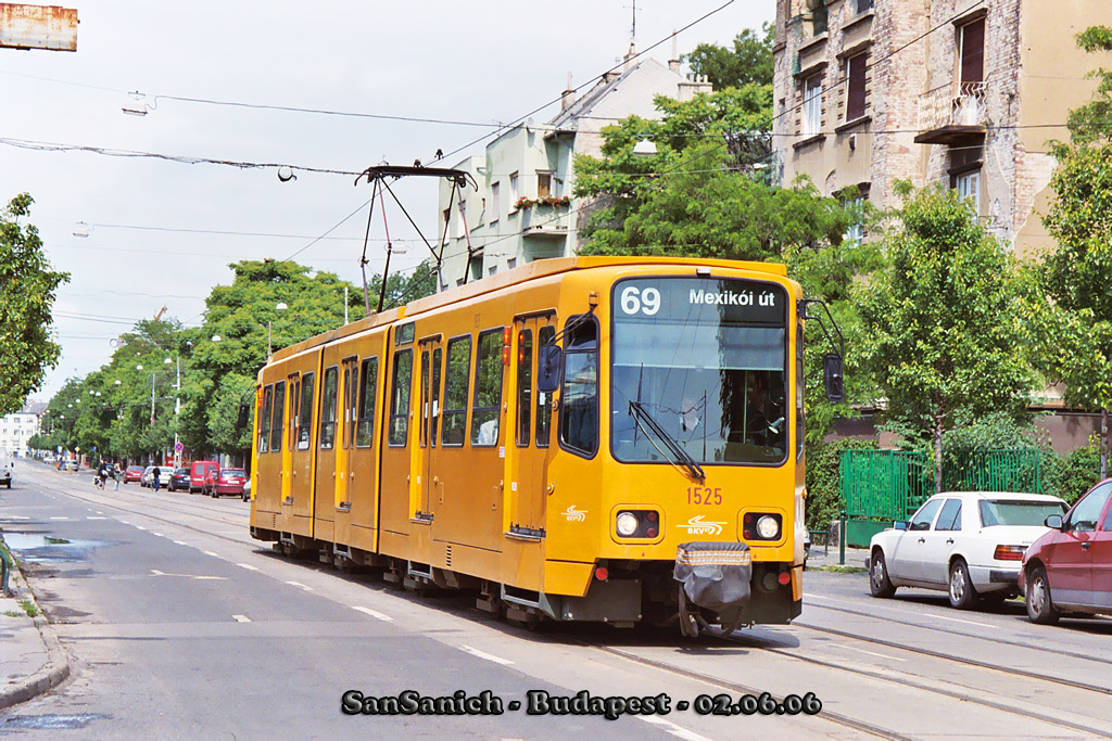 Будапешт, Duewag TW6000 № 1525