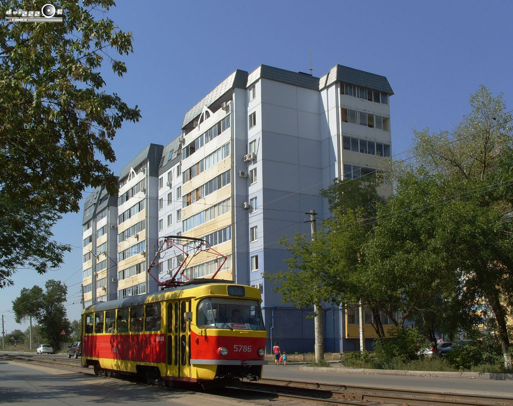 Волгоград, Tatra T3SU (двухдверная) № 5786