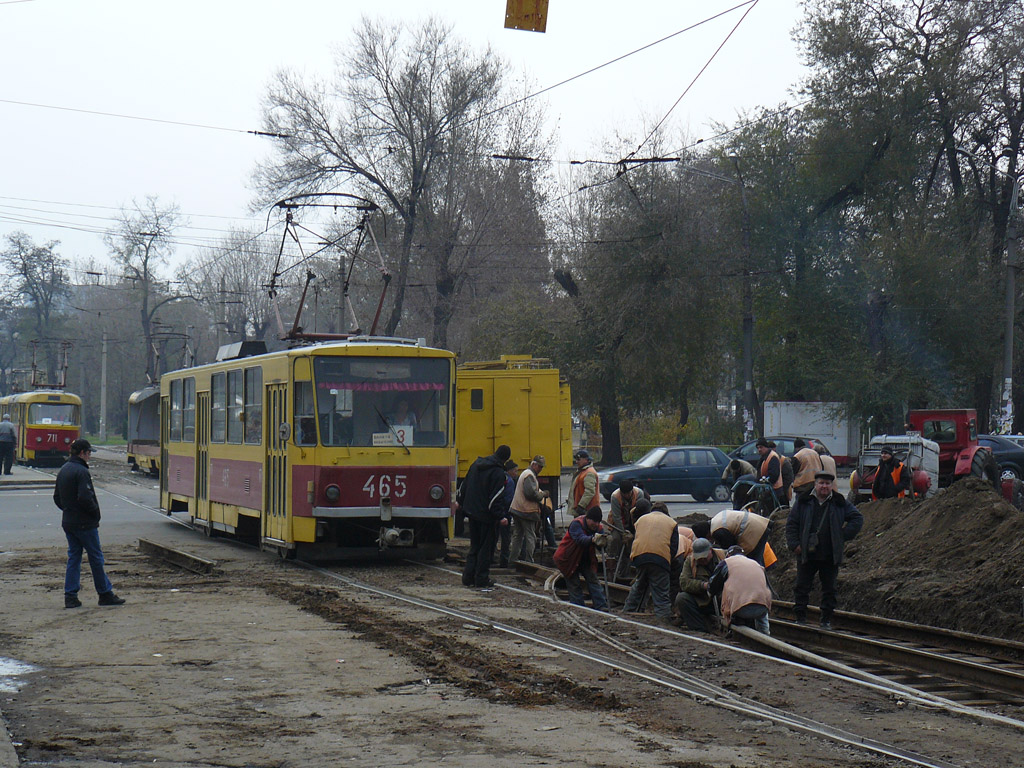 Запорожье, Татра-Юг Т6Б5 № 465; Запорожье — Ремонты трамвайных путей