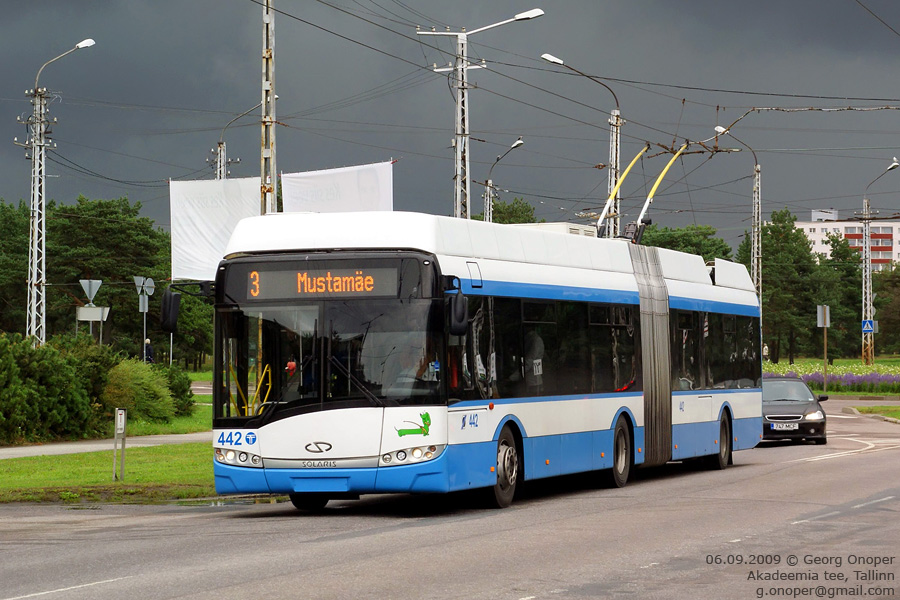 Таллин, Solaris Trollino III 18 AC № 442