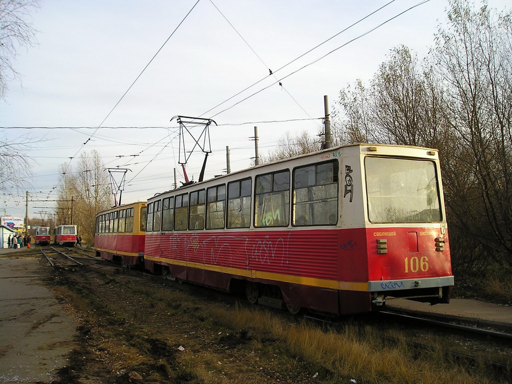 Ярославль, 71-605 (КТМ-5М3) № 106; Ярославль — Ремонты путей