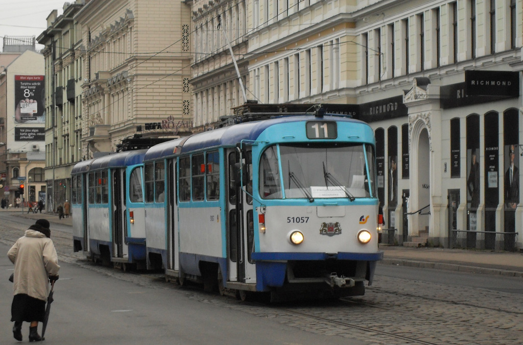 Рига, Tatra T3A № 51057