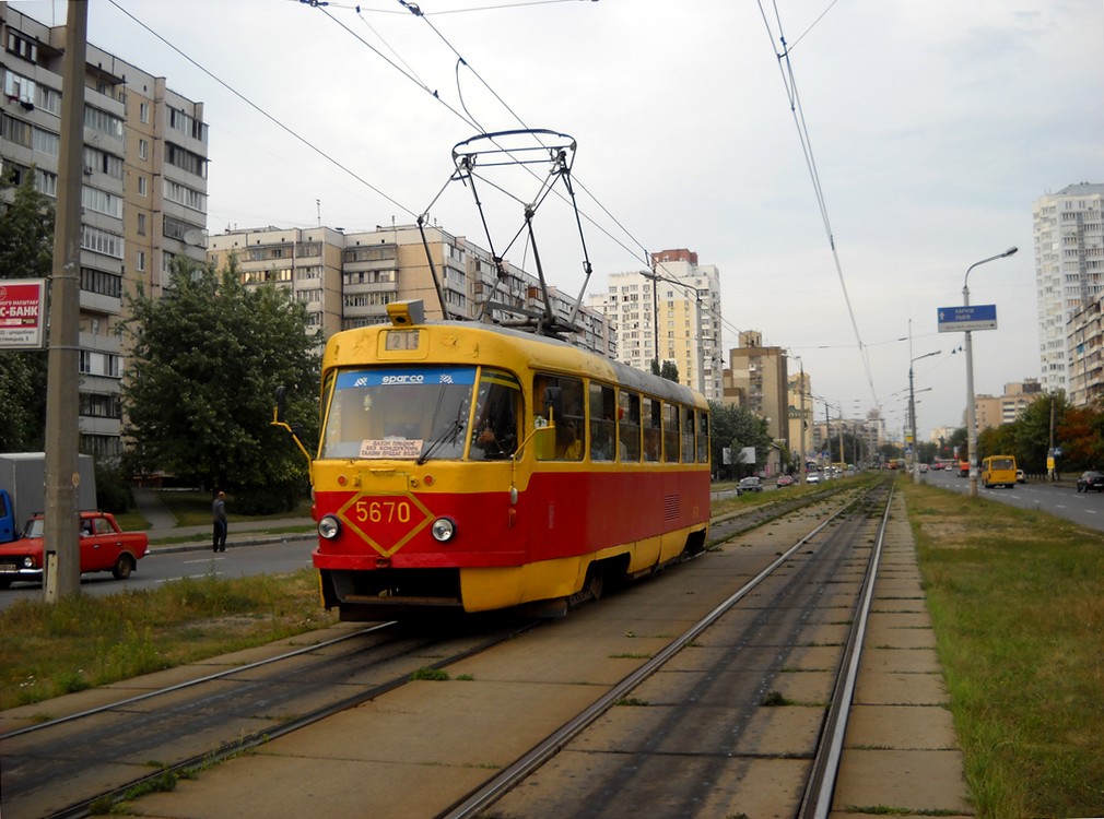 Киев, Tatra T3SU № 5670