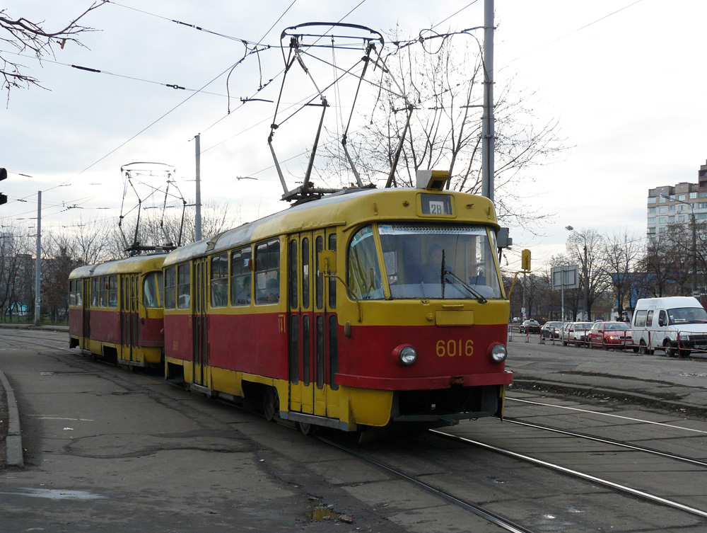Киев, Tatra T3SU № 6016