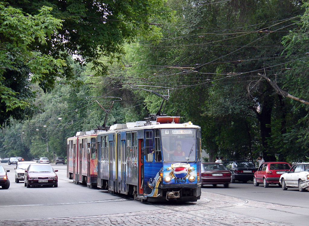 Алматы, Tatra KT4D № 1031; Алматы, Tatra KT4D № 1045