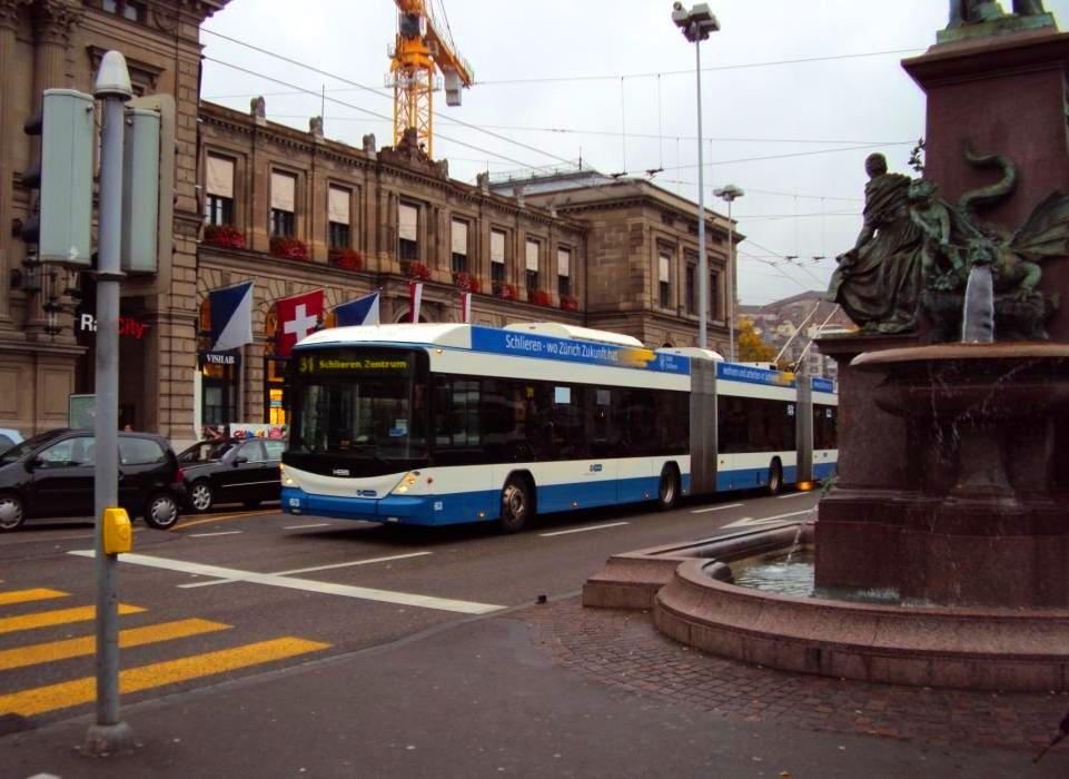 Цюрих, Hess lighTram (BGGT-N2C) № 63