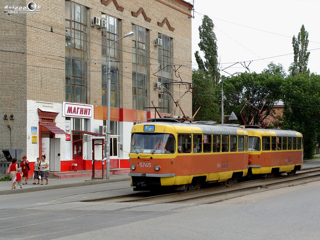 Volgograd, Tatra T3SU № 5745; Volgograd, Tatra T3SU № 5746