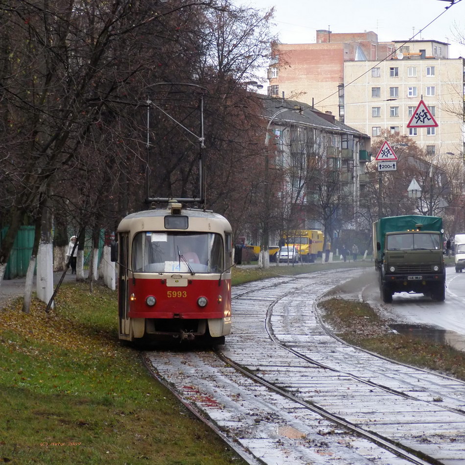 Киев, Tatra T3SU № 5993