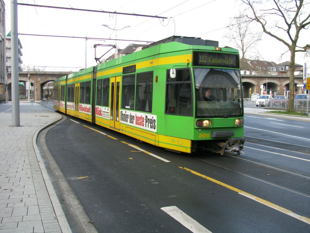 Оберхаузен, Duewag MGT6D № 209