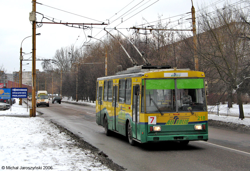 Каунас, Škoda 14Tr01 № 218