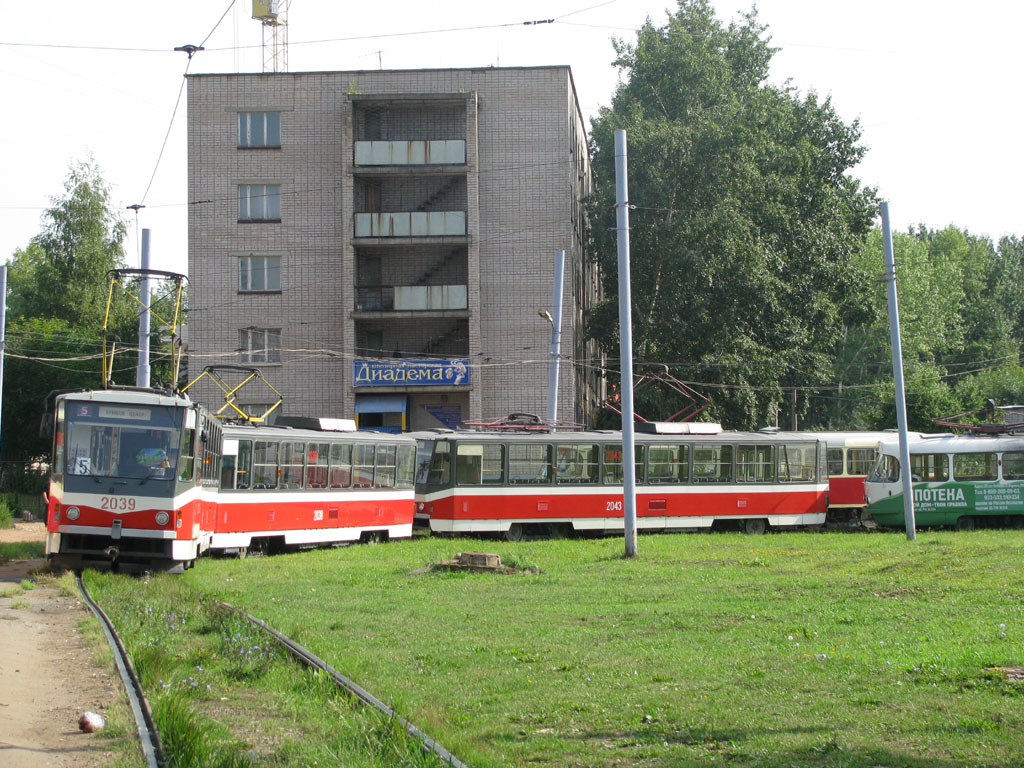 Ижевск, Tatra T6B5-RA № 2039; Ижевск — Конечные станции и разворотные кольца Ижевск, Tatra T6B5-RA № 2039; Ижевск — Конечные станции и разворотные кольца