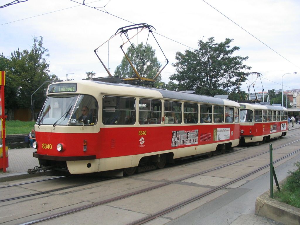Прага, Tatra T3R.P № 8340