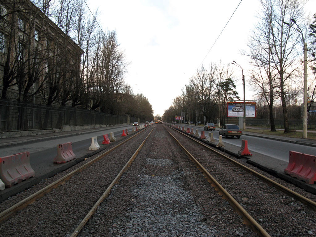 Saint-Petersburg — Track repairs