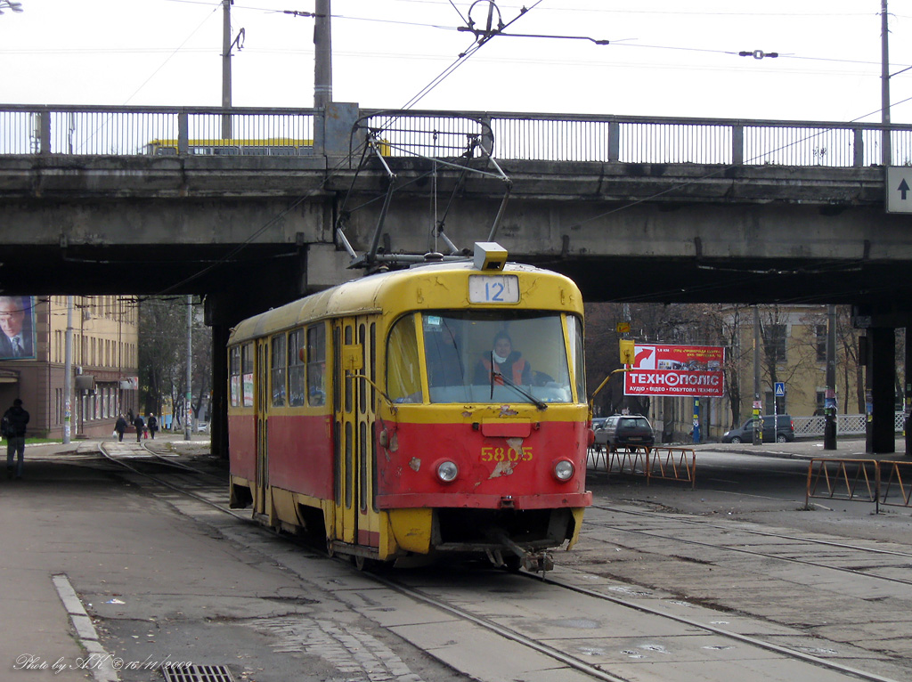 Киев, Tatra T3SU № 5805