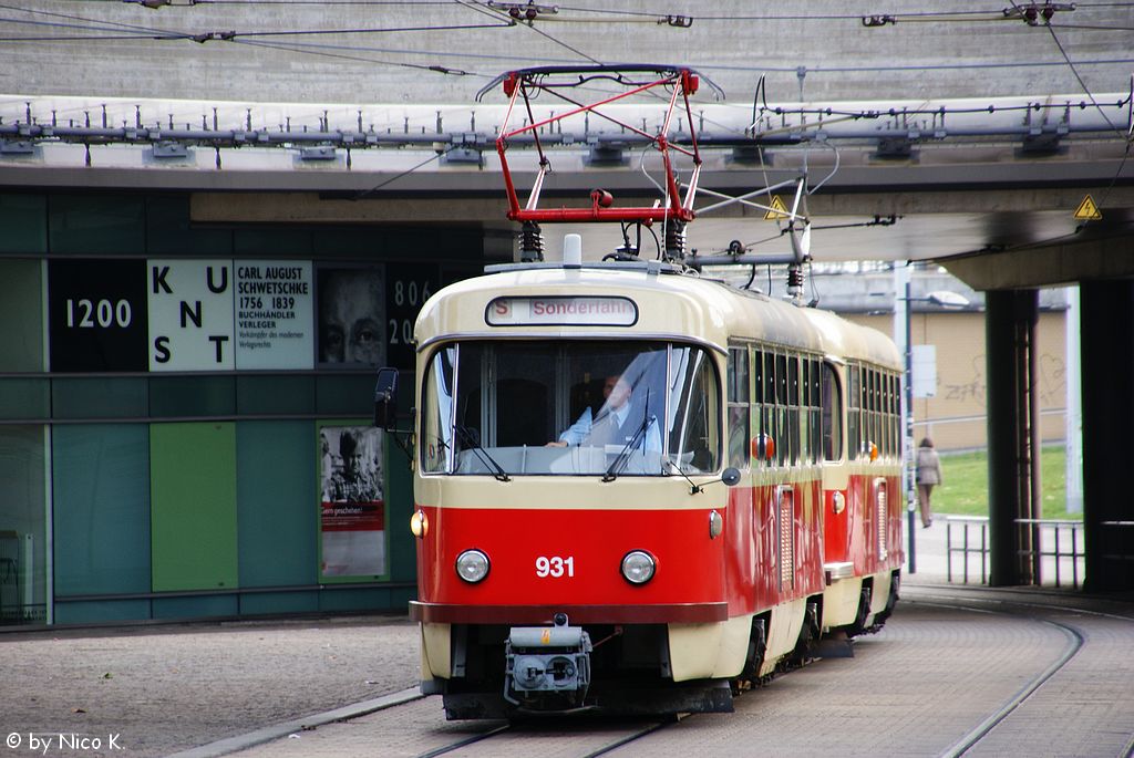 Галле, Tatra T4D № 931