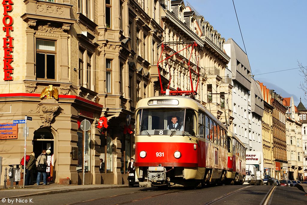 Галле, Tatra T4D № 931