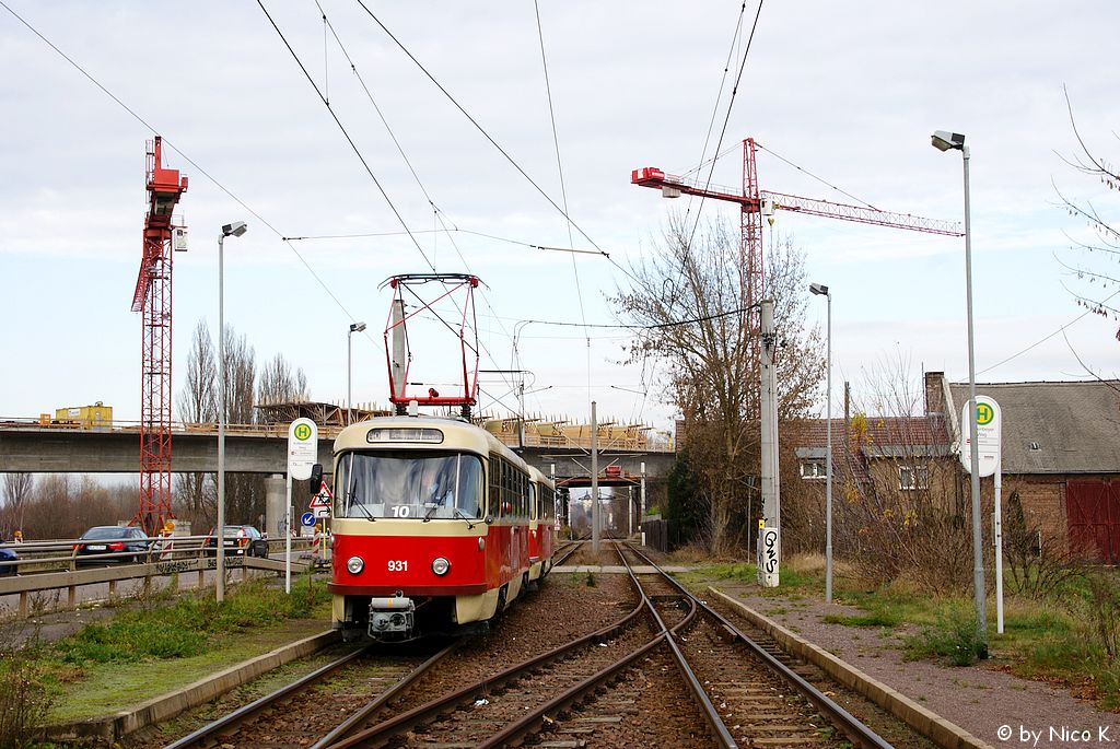 Галле, Tatra T4D № 931