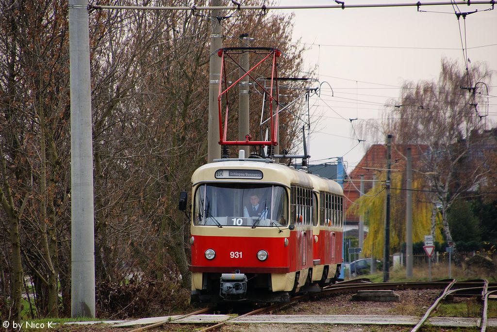 Галле, Tatra T4D № 931